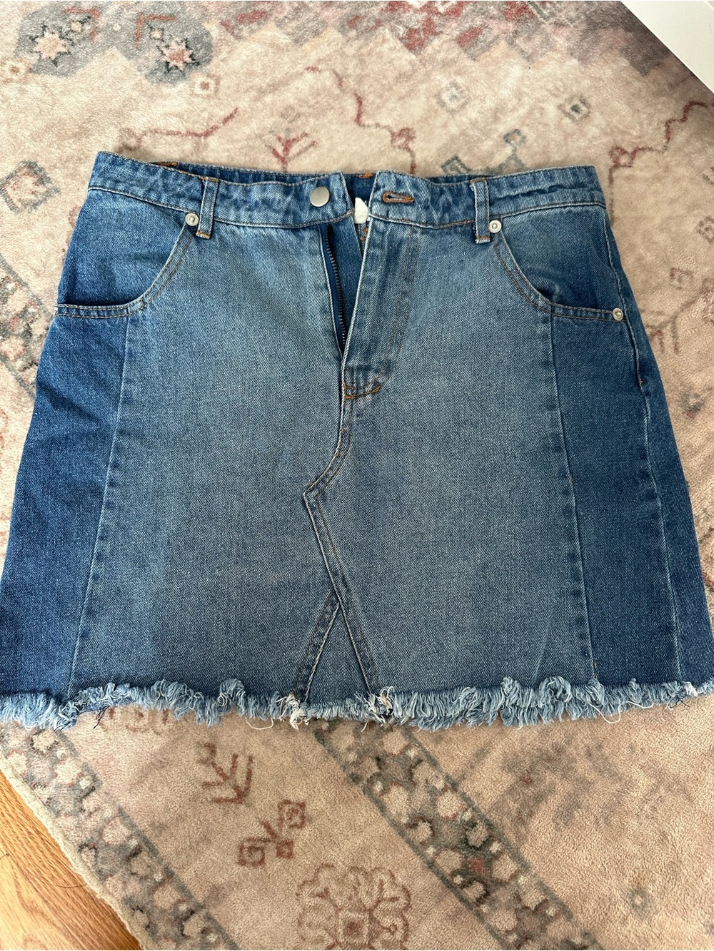 Altar’d State Denim Mini Skirt